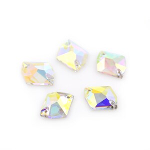 Brilliant Color Sew On Rhinestone,Sewing Loose Gemstone Beads for DIY Clothing/Jewelry Design