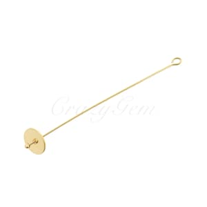 Brass Beaded Needle, Jewelry Needle, DIY Jewelry Making Accessories Supplies, 2x63mm