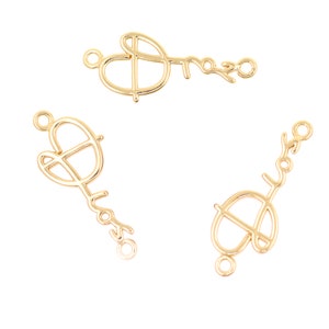 Pingente de letra CZ Micro Pave, pingente de carta, joia da sorte, presente de aniversário, 30x12mm