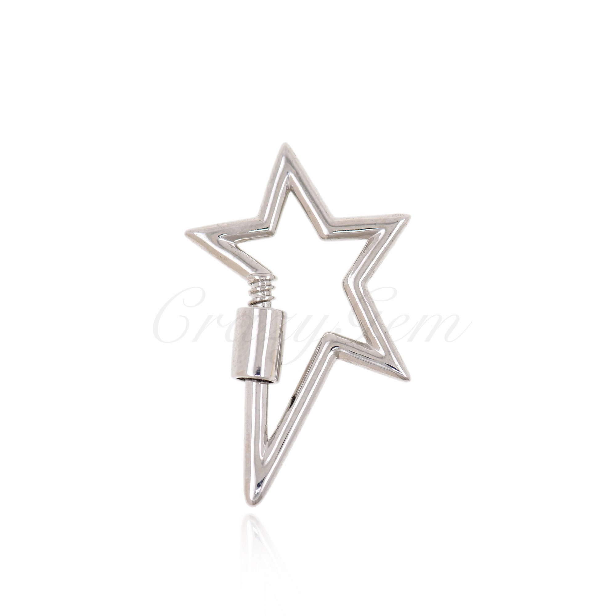 Spring Buckle Sign Simple Brass Star Spring Buckle, 18K Filled Gold Star Carabiner ...