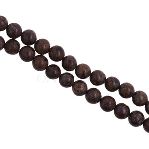 Smooth Brown Black Agate Stone,Banded Brown And Black Agate Stone beads - Smooth Round bead