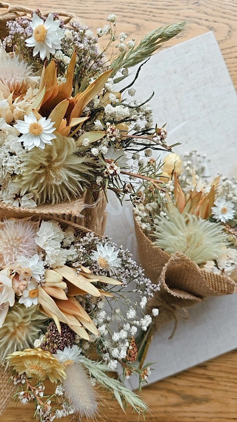 Botanical Bloom Posy / Everlasting Dried Flowers Etsy Australia