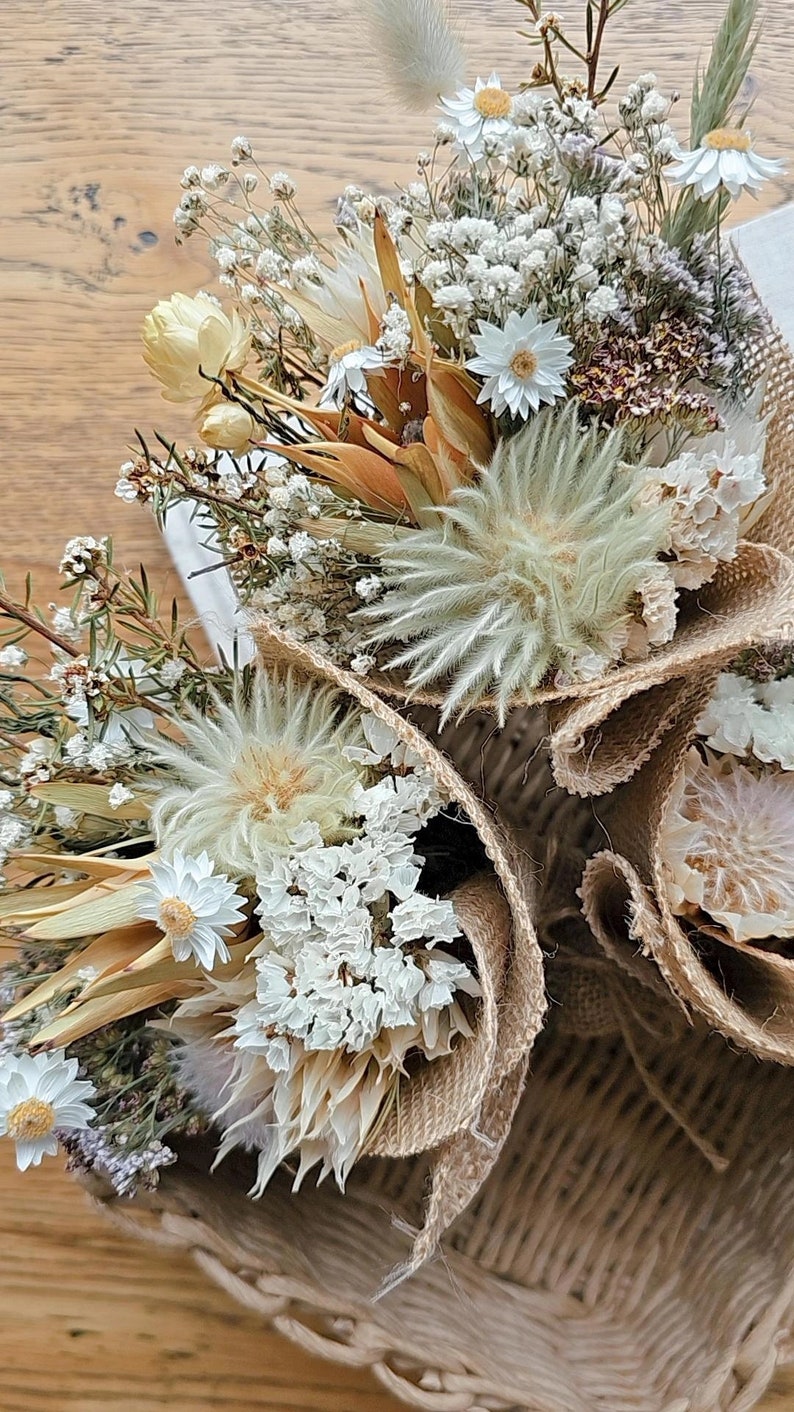 Botanical Bloom Posy / Everlasting Dried Flowers Etsy Australia