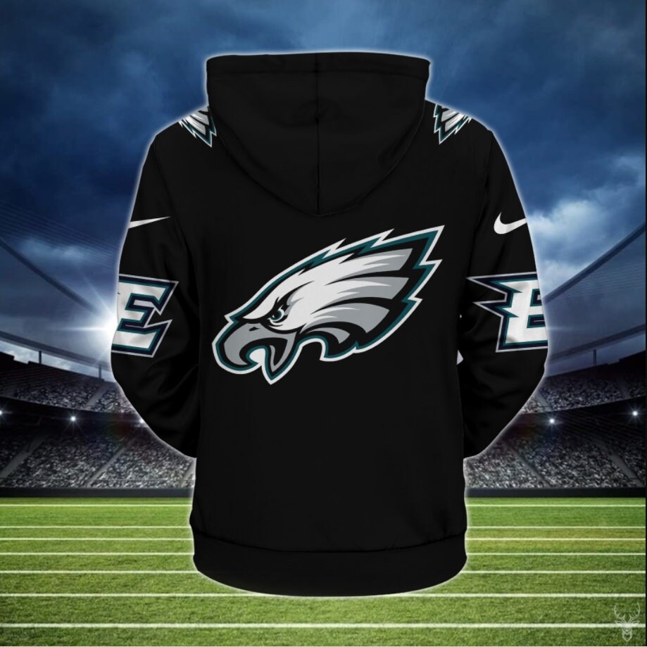 Philadelphia Eagles Black Hoodie NFL Sport Hoodie Limited  Etsy