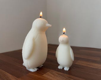 Penguin Candles, Scented Christmas Gift, Set of 2