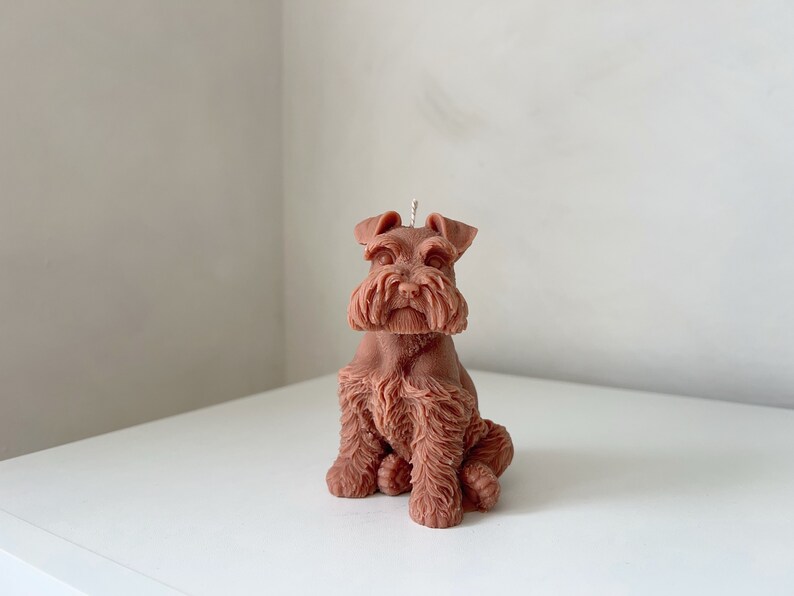 Schnauzer Candle Etsy UK
