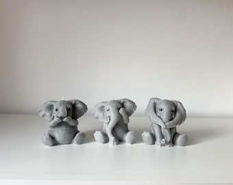 Elephant Candles | Animal | Candle | Gift