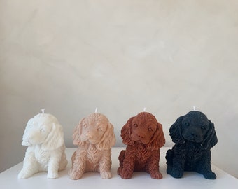 Cocker Spaniel Candle x1 | Animal | Dog Candle | Pillar | Unique | Statement | Handmade | Personalised | Gift