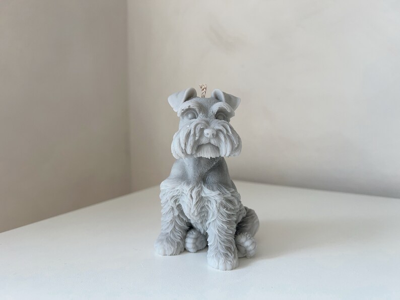 Schnauzer Candle Etsy UK