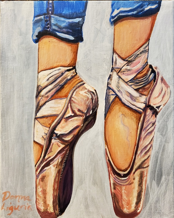 Zapatillas, Ballet, Zapatillas De Ballet, Bailarina, Zapatillas De Ballet,  Bailarina, Pintura De Ballet, Arte De Bailarina, Bailarina, Zapatillas De