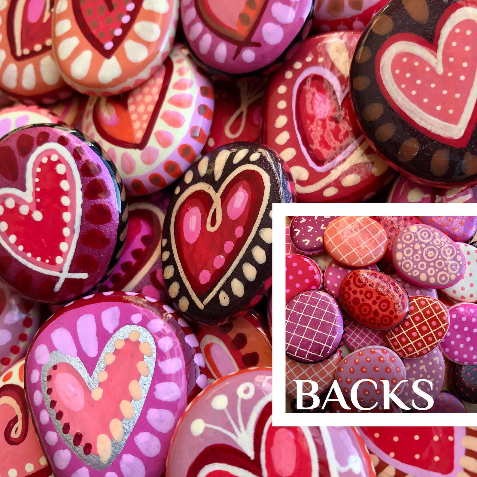 BEST SELLER Love and Hearts Sets of 6 or 10 A New Batch Etsy