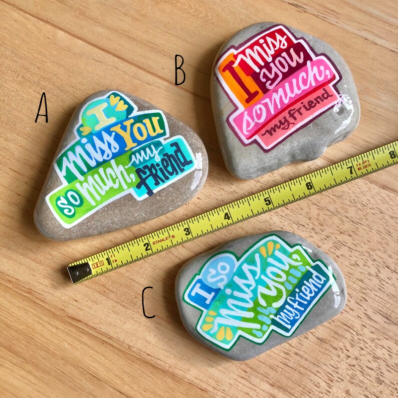 Memorial Painted Rocks · Hand-painted Keepsake Art Stones · in Memory ...