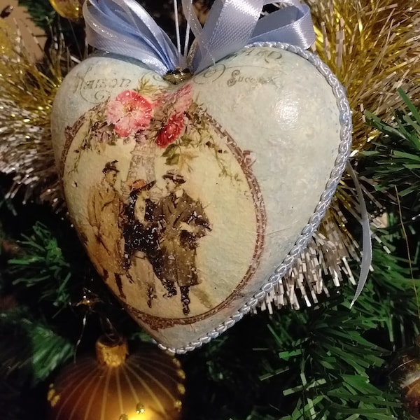 Shabby Chic Ornament Etsy UK