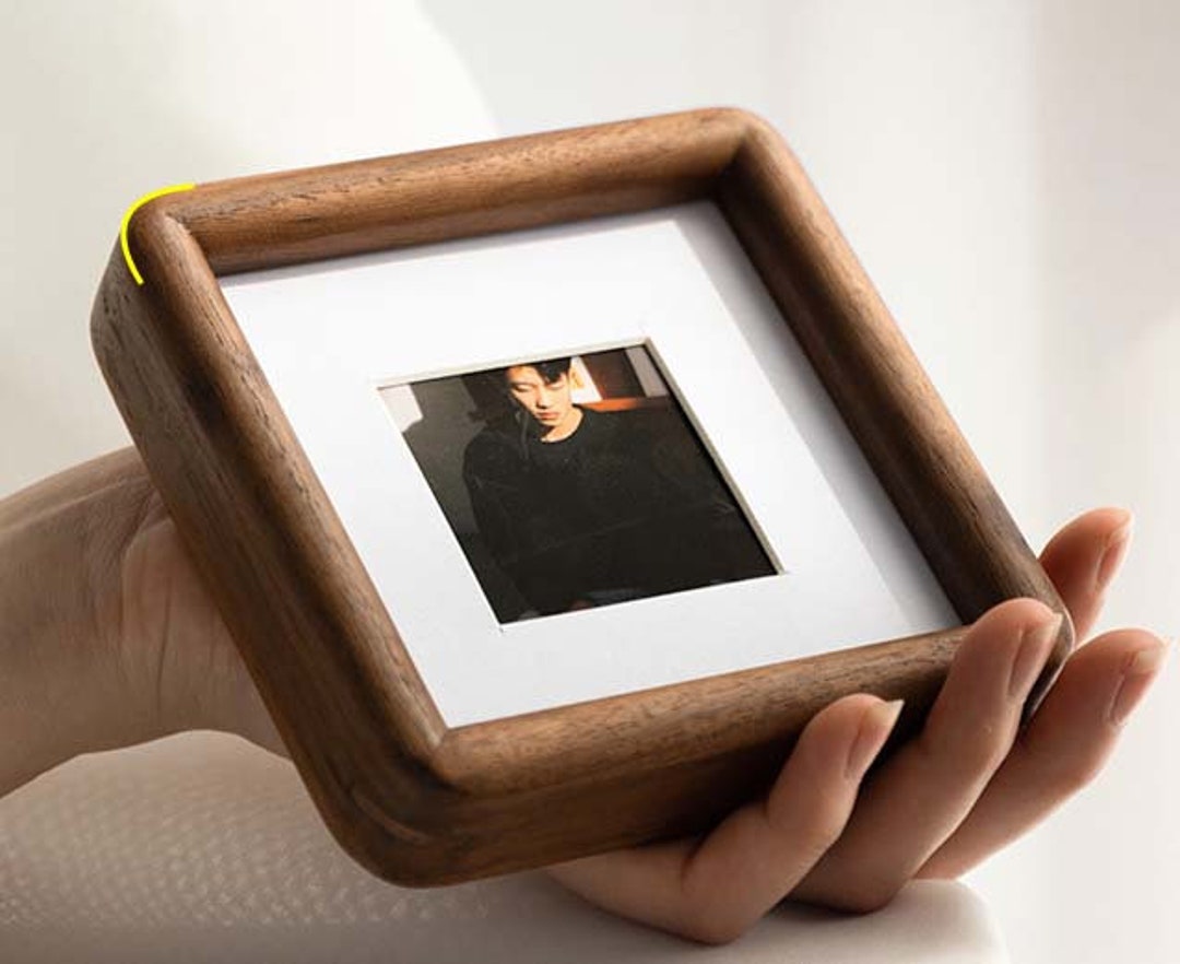 Black Walnut Photo Frame Wood 4X10 Photo Frame Picture Home Etsy