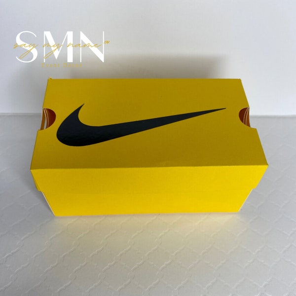 Logo Mini Shoe Box Party Favor - Personalized Label Available (Additional Charge)