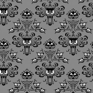 The Haunted Mansion Wallpaper Repeating Pattern, Digital File, for creating your Screen wallpaper or for Use in 3d modeling-Download Now!!
