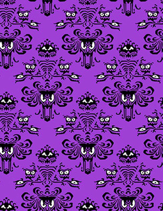 The Haunted Mansion Wallpaper Repeating Pattern Digital File Etsy