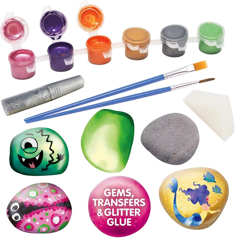 Klever Kits DIY Rock Painting Kit for Kids Etsy