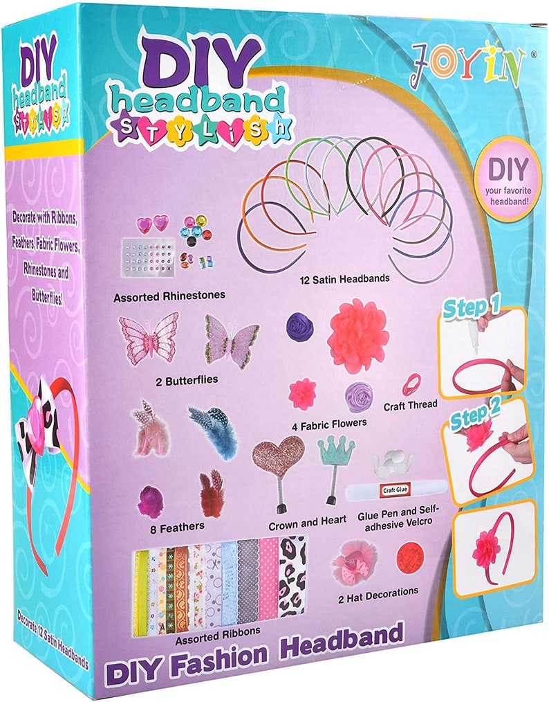 DIY Fashion Headbands Craft Kit Etsy