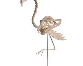 27.6'' Flamingo Movable Posable Skeleton Decoration