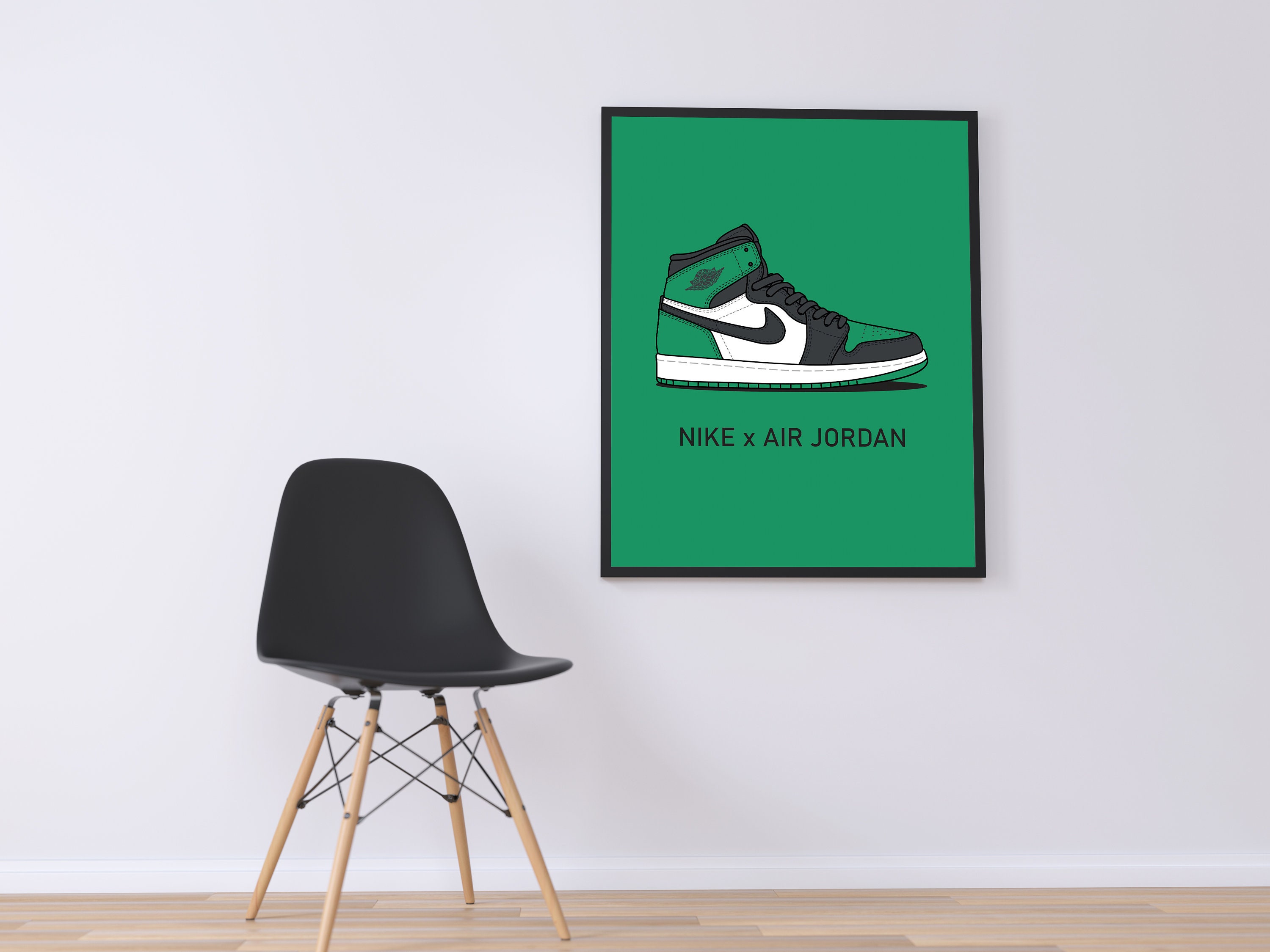 Green Hypebeast Wall Art Sneaker Poster Hypebeast Room Etsy 日本
