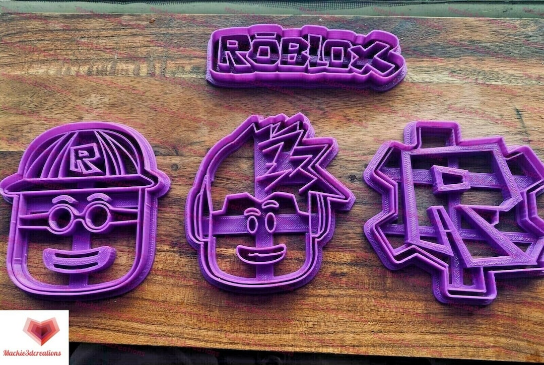 Roblox Cookie Cutters Biscuit Fondant Cutter Embossers Etsy