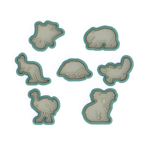 Australian Animal Cookie Cutter Etsy