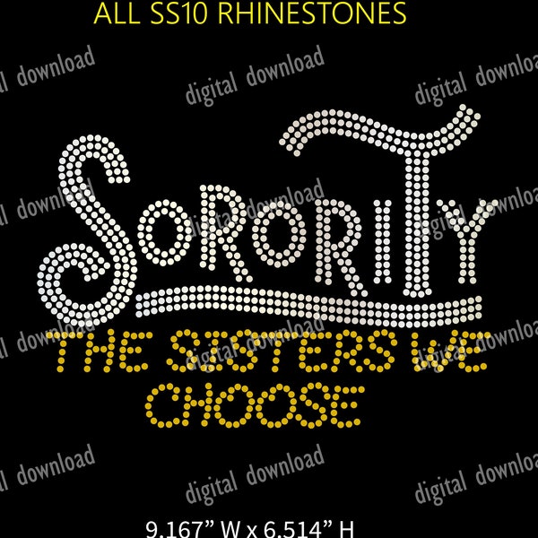 Sisters Rhinestone template for cricut, Sisters SVG cut files, Sorority shirt design, Sisters svg png  silhouette SS10