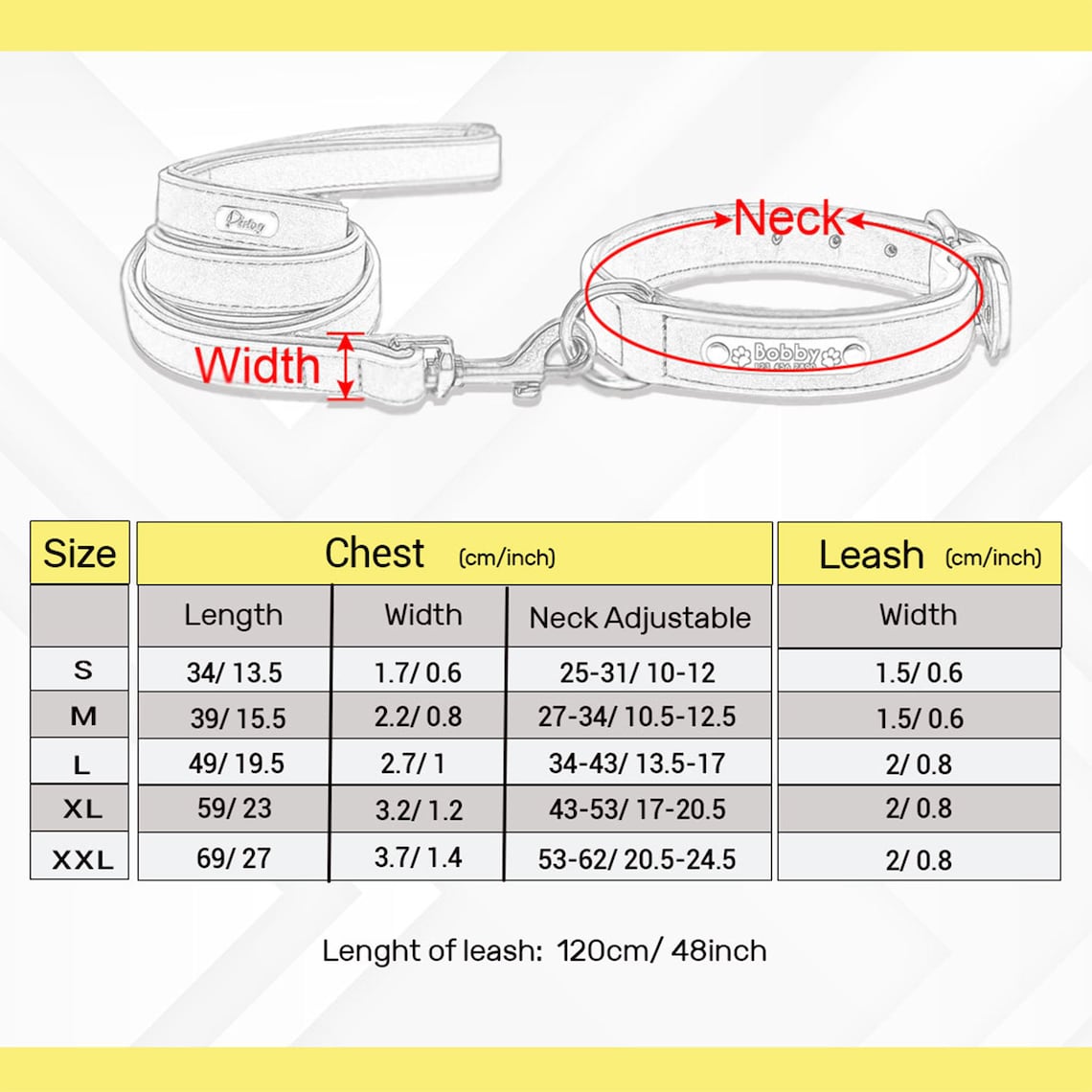 Personalized Dog Collar with Leash Dog Collar Leash Combo Etsy