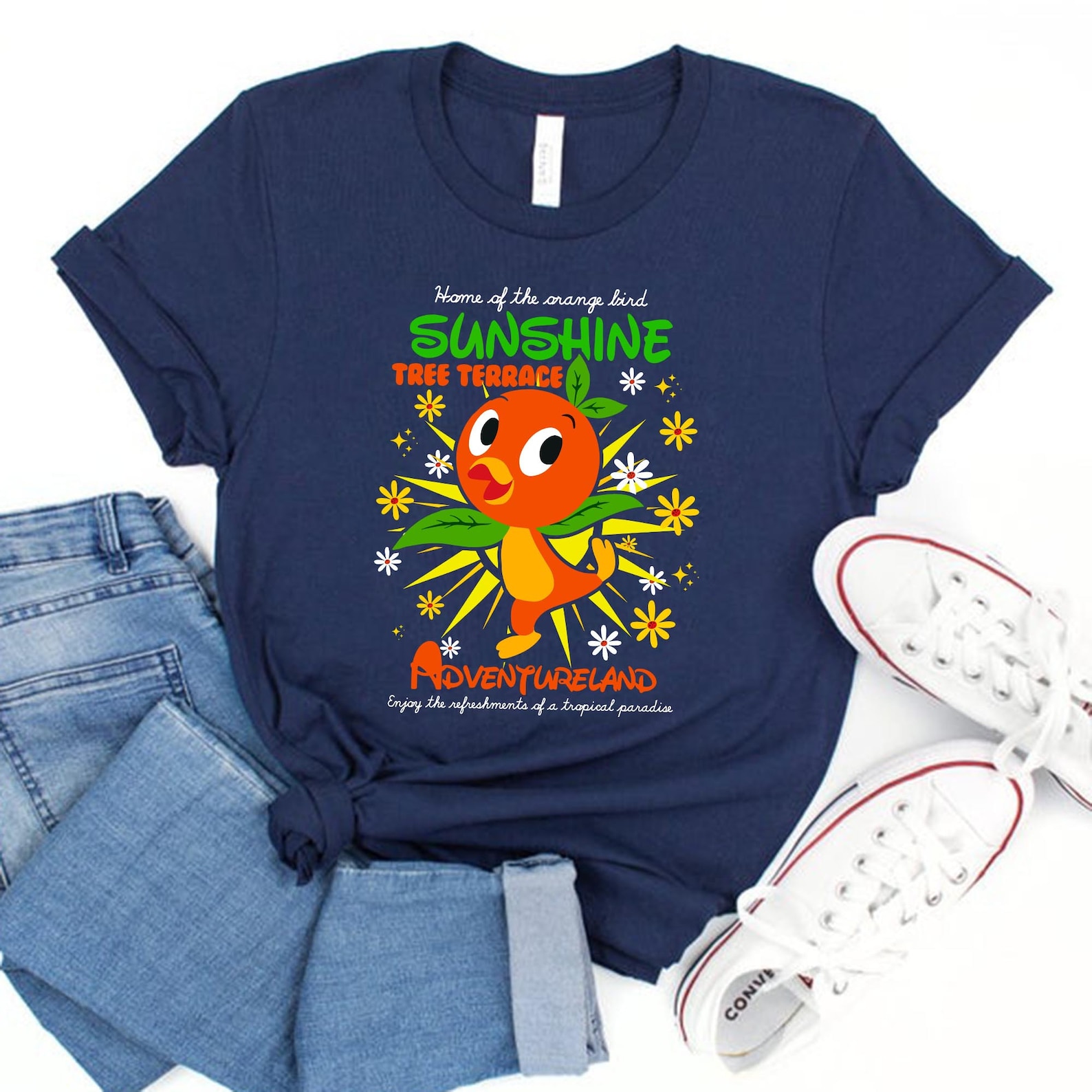 Orange Bird Shirt Adventureland Shirt Disney Orange Bird Etsy