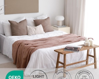 Weiche Gaze Tagesdecke, Übergröße King Bettdecke, Musselin Decke, Doppel Bett Bettdecke