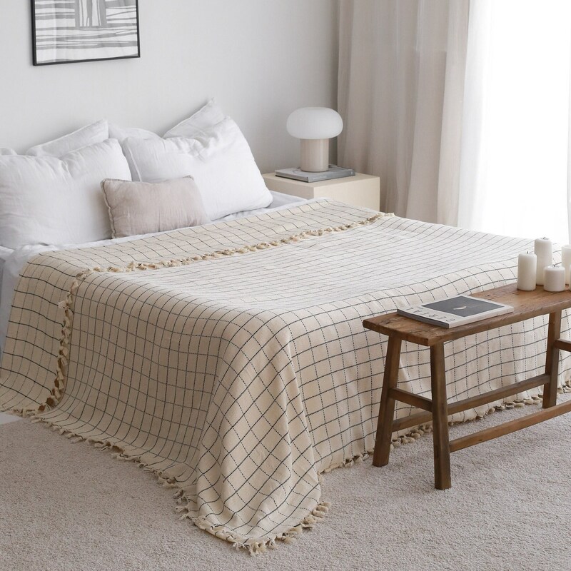 Boho Bedspread - Etsy