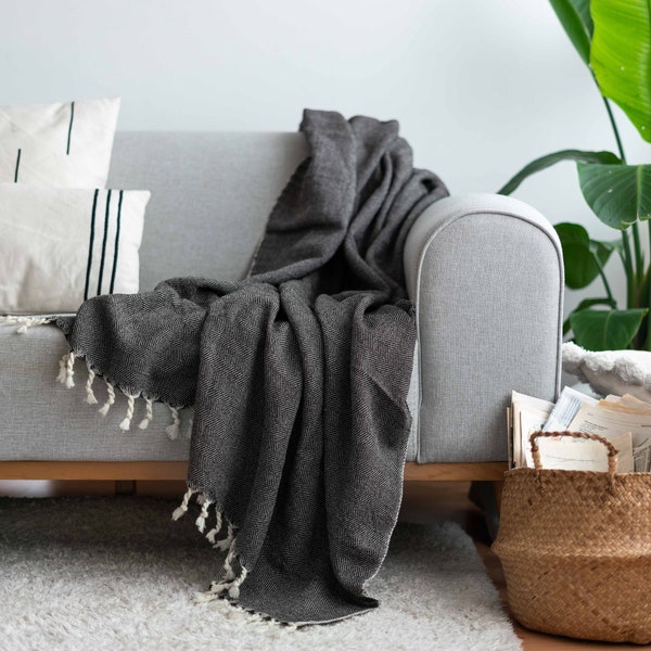 Warm Wool Blanket Etsy