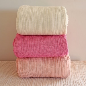 Soft Cotton Bedspread Twin, Lightweight Summer Blanket, Oversize King Bedspread, Boho Bed Throw Blanket, Adult Toddler Baby Blanket