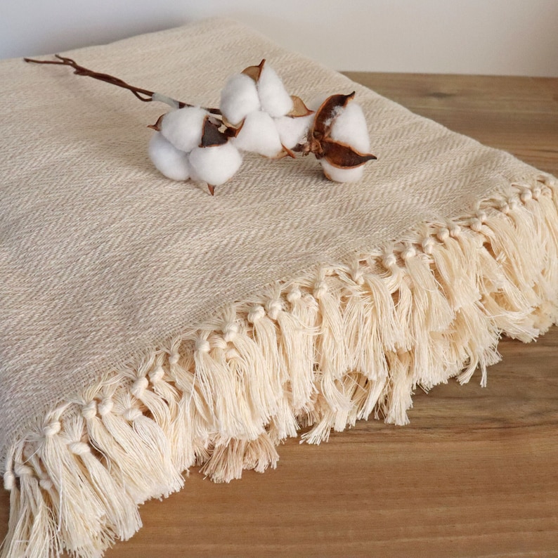 organic cotton throw