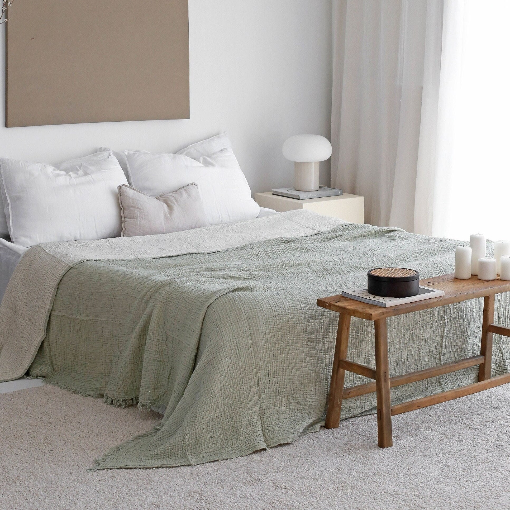 King size green blanket hotsell
