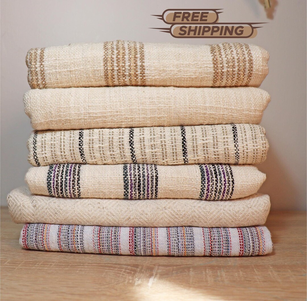 Large Linen Bath Towel, Turkish Cotton Throw, Handwoven Bath Towel ...