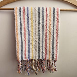 Turkish Linen Tea Towel, Boho Kitchen Towels image 6