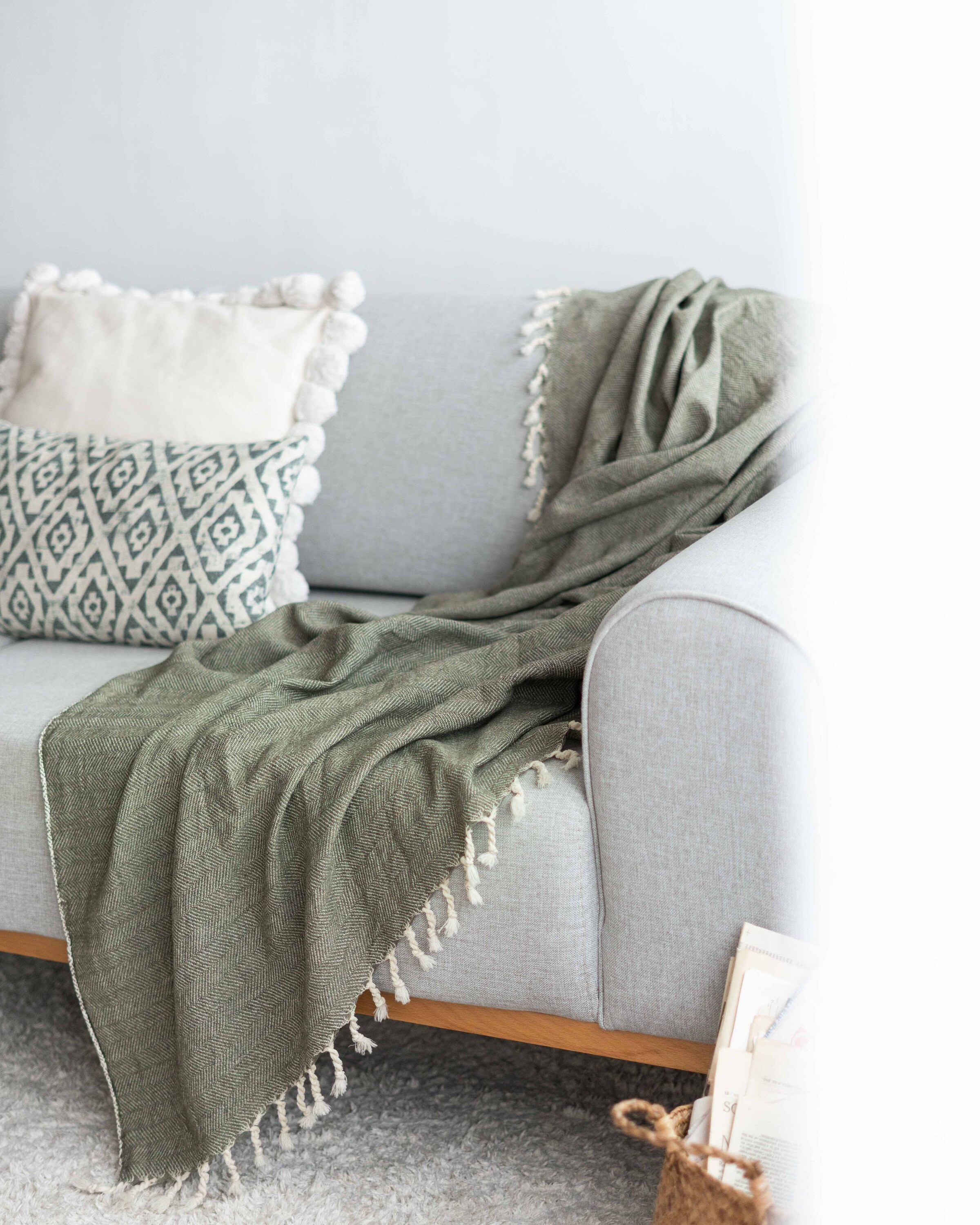 ORGANIC WOOL BLANKET Merino Wool Throw Blanket Soft Warm Etsy