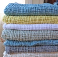 Lightweight Summer Bedspread, Soft Queen Size Bed Cover, King Muslin Bed Spread, Organic Cotton Throw Blanket, Full size Farmhouse Coverlet