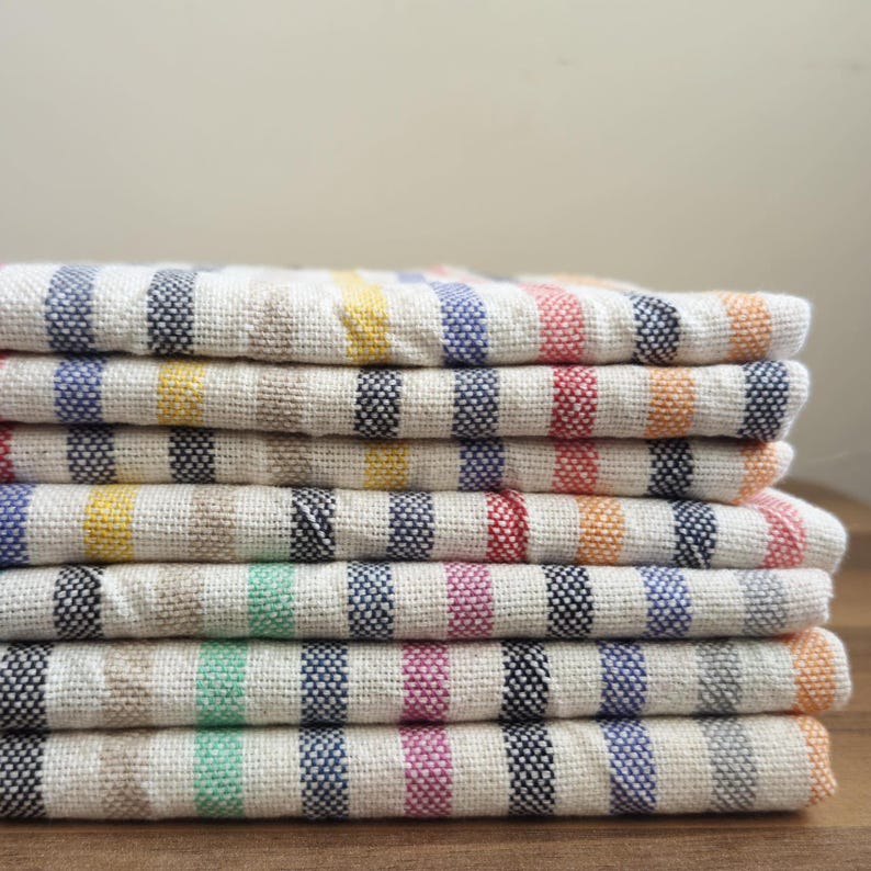 Turkish Linen Tea Towel, Boho Kitchen Towels image 7
