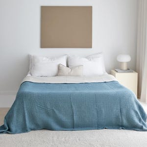 Organic Cotton Muslin Bedspread, Lightweight Gauze Turkish Blanket, 4 Layers Gauze Blanket, Wife Gift