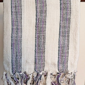 Large Linen Bath Towel, Turkish Cotton Throw, Handwoven Bath Towel, Natural Towel for Bathroom, Spa, Beach, Soft Ecofriendly Towel, 90x180 image 6