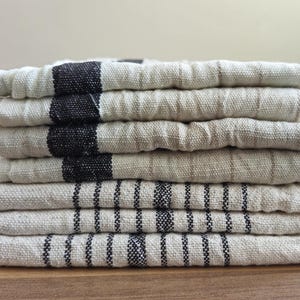 Turkish Linen Tea Towel, Boho Kitchen Towels image 5