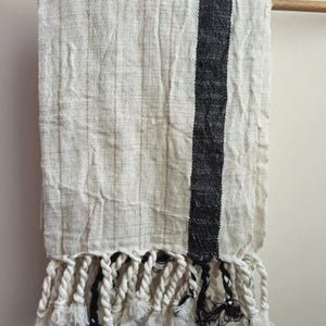 Turkish Linen Tea Towel, Boho Kitchen Towels image 2
