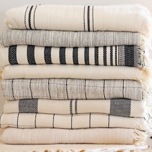 Turkish Cotton Throw Blanket, Summer Garden Blanket, Soft Lightweight Summer Blanket, Sofa Couch Throw Blanket, Boho Bed Blanket, Adult