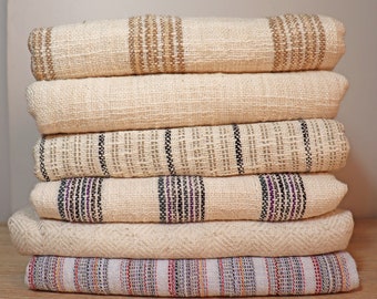 Large Linen Bath Towel, Turkish Cotton Throw, Handwoven Bath Towel, Natural Towel for Bathroom, Spa, Beach, Soft Ecofriendly Towel, 90x180