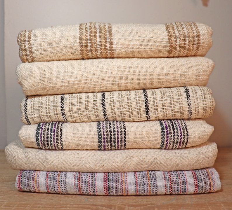 Large Linen Bath Towel, Turkish Cotton Throw, Handwoven Bath Towel, Natural Towel for Bathroom, Spa, Beach, Soft Ecofriendly Towel, 90x180 image 1