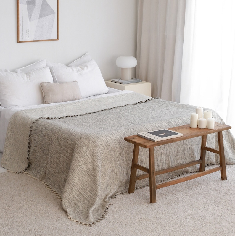 Gray Bedspread