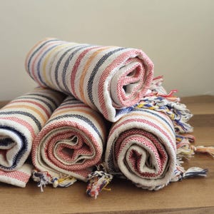 Turkish Linen Tea Towel, Boho Kitchen Towels image 9